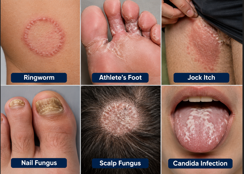 Types of Skin Fungal Infection