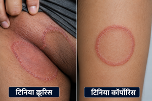टिनिया क्रूरिस vs टिनिया कॉर्पोरिस