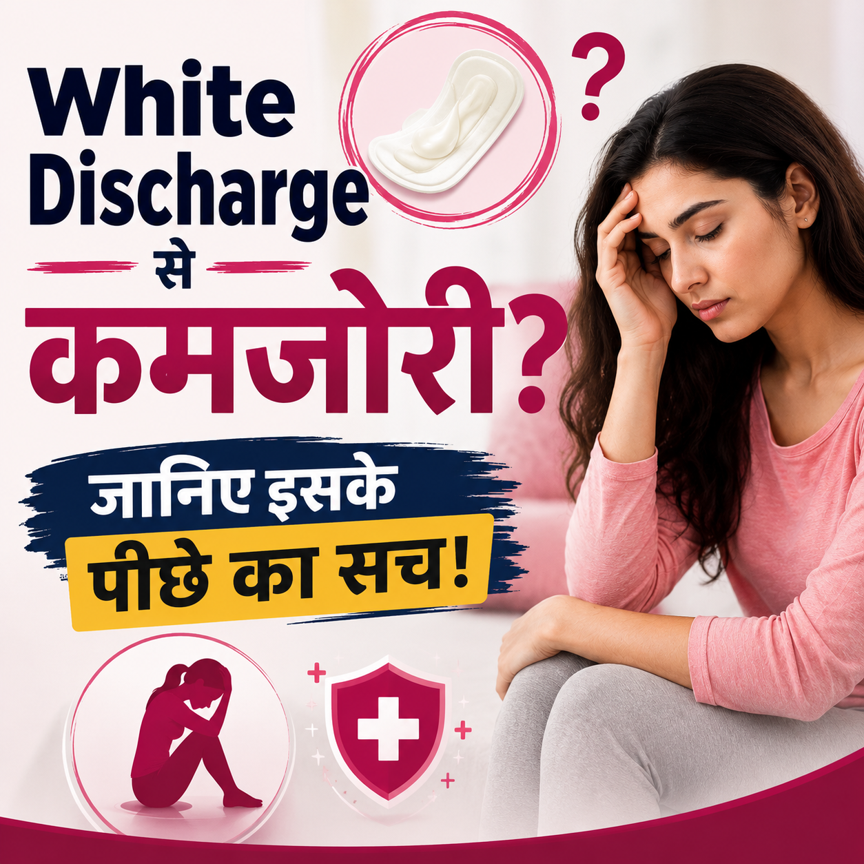 truth about white discharge and body weakness