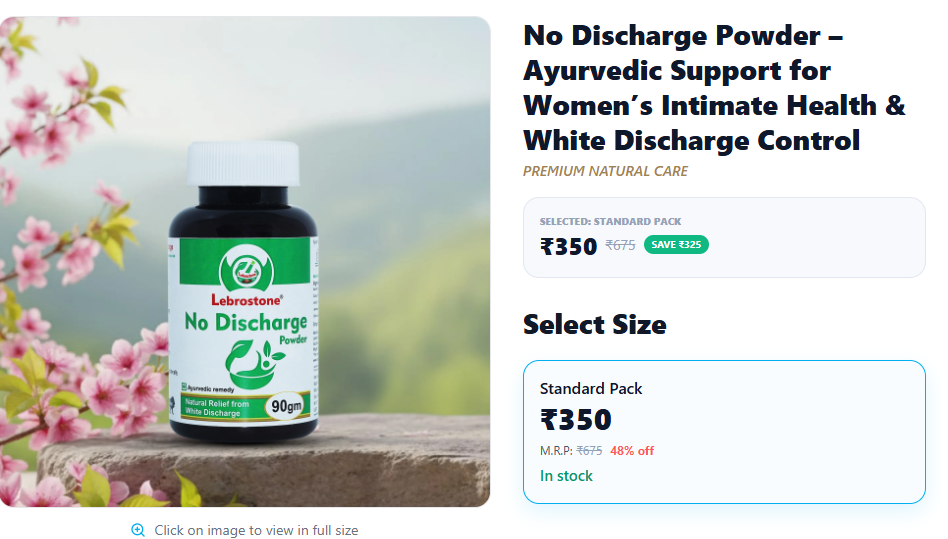 ayurvedic support for white discharge and women intimacy health