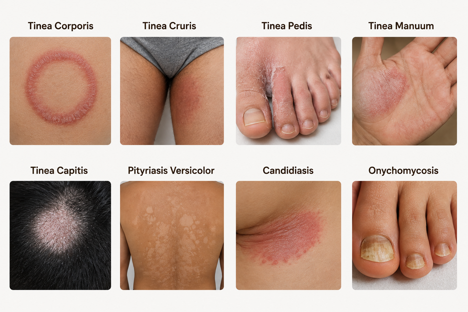 types of fungal infection 