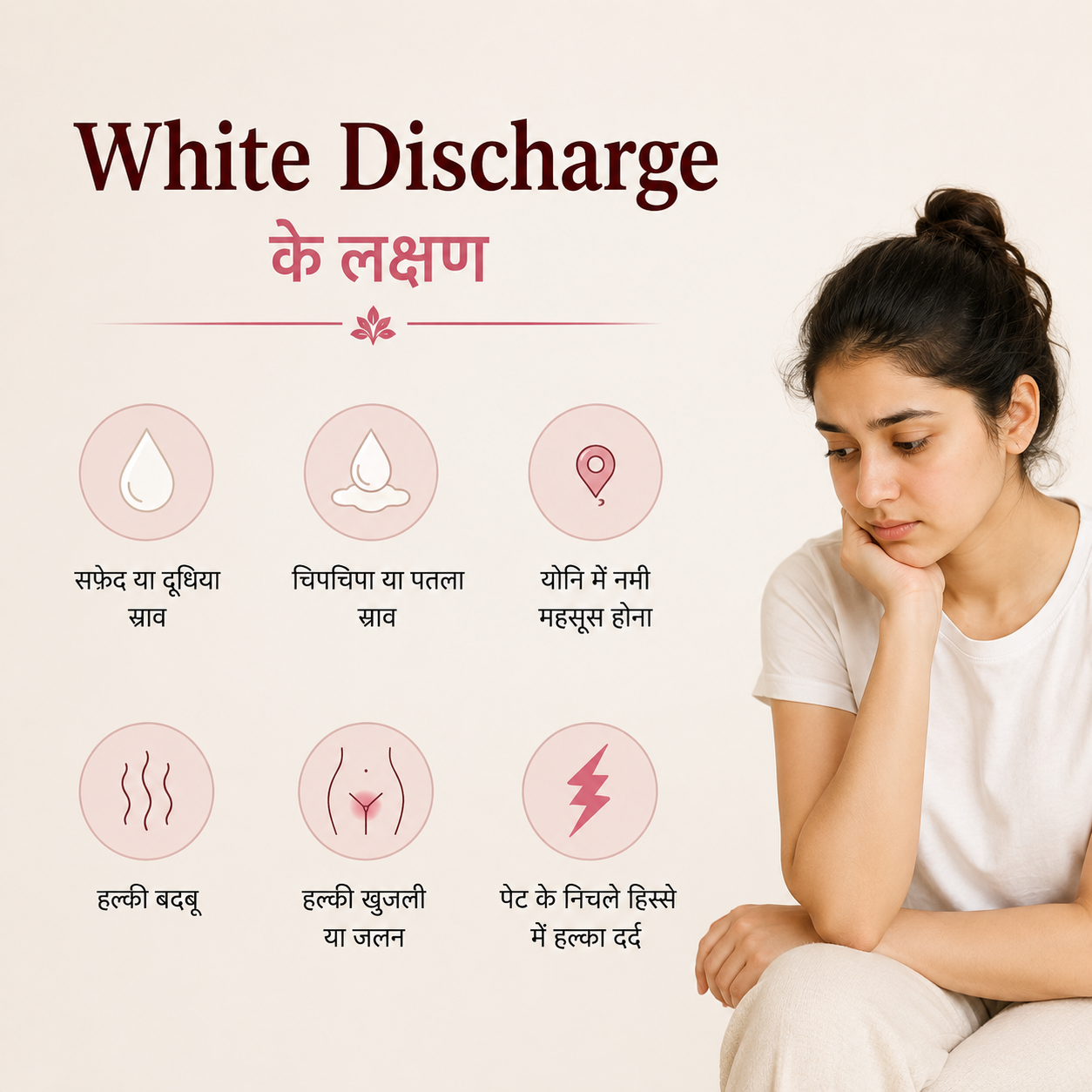 White discharge symptoms