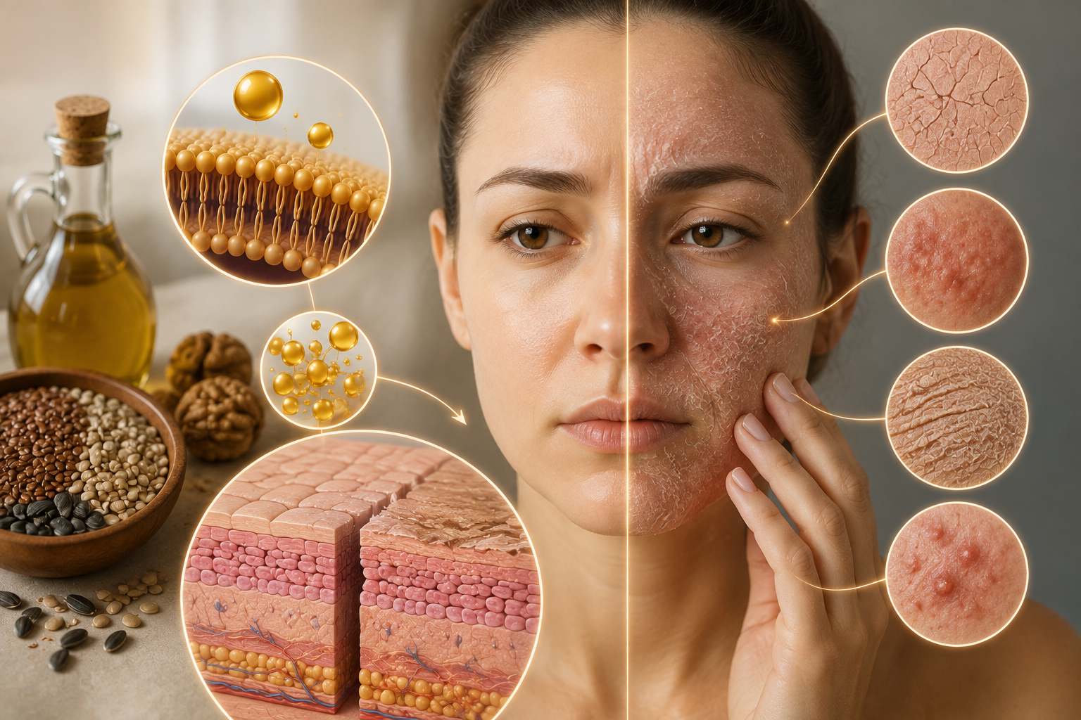 Essential Fatty Acid Deficiency and Skin Changes