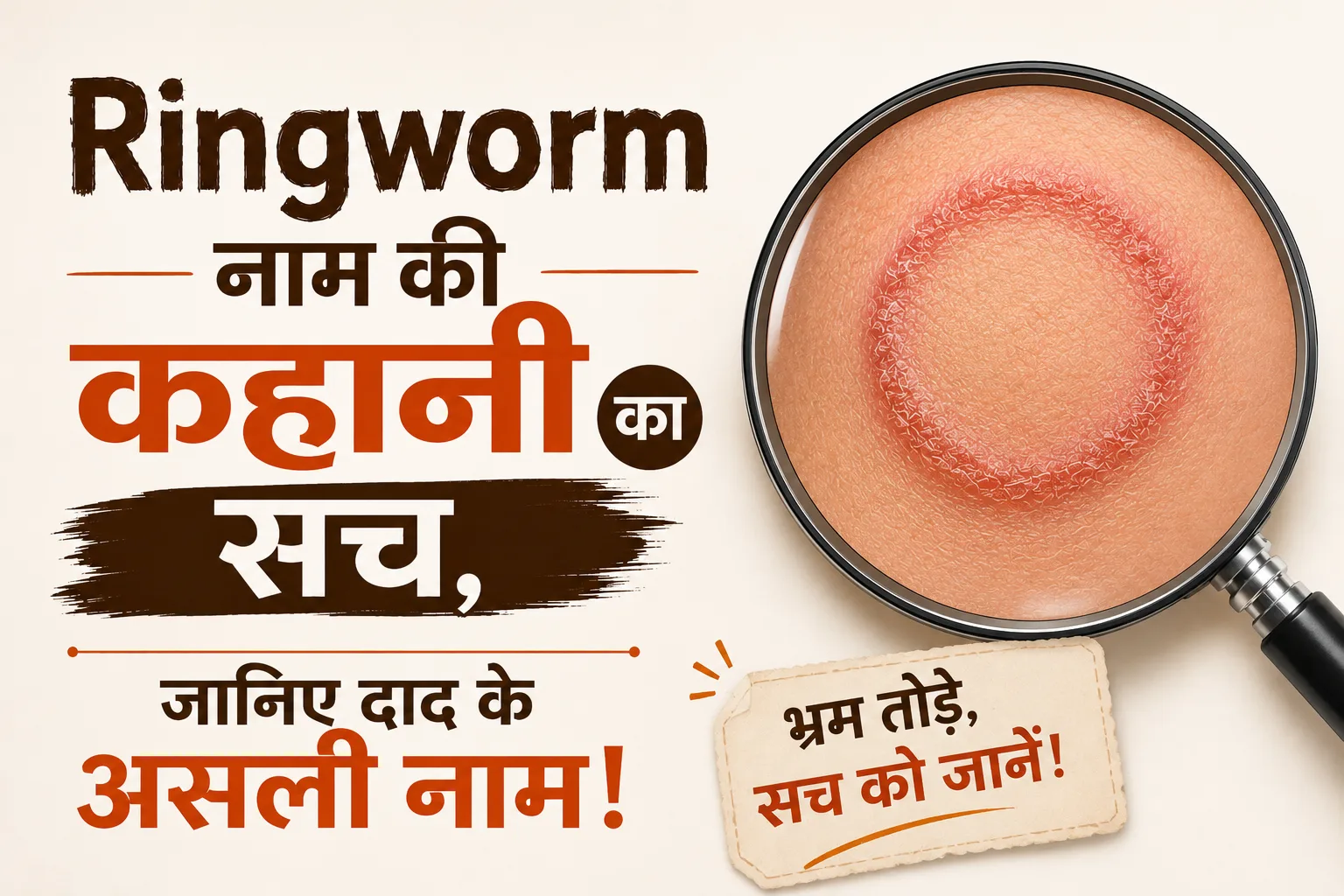 दाद सच में कीड़ा है? Ringworm का सच और 3 बड़े खुलासे