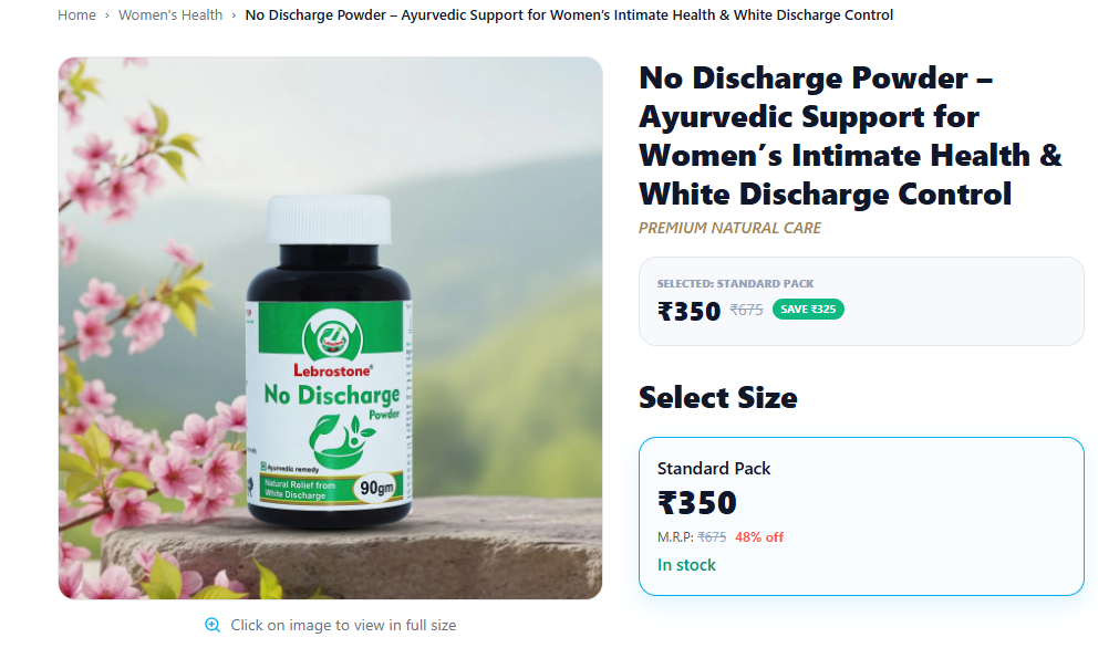 lebrostone No discharge powder