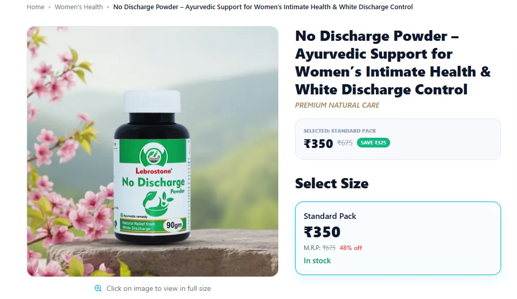 lebrostone No discharge powder 