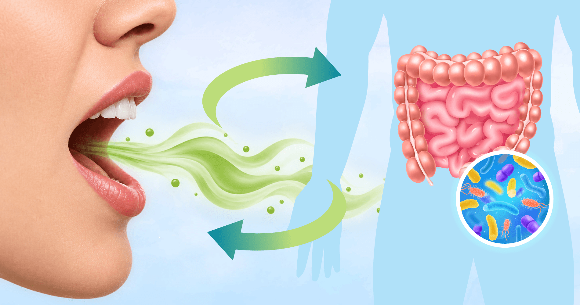 Bad Breath का Gut Health