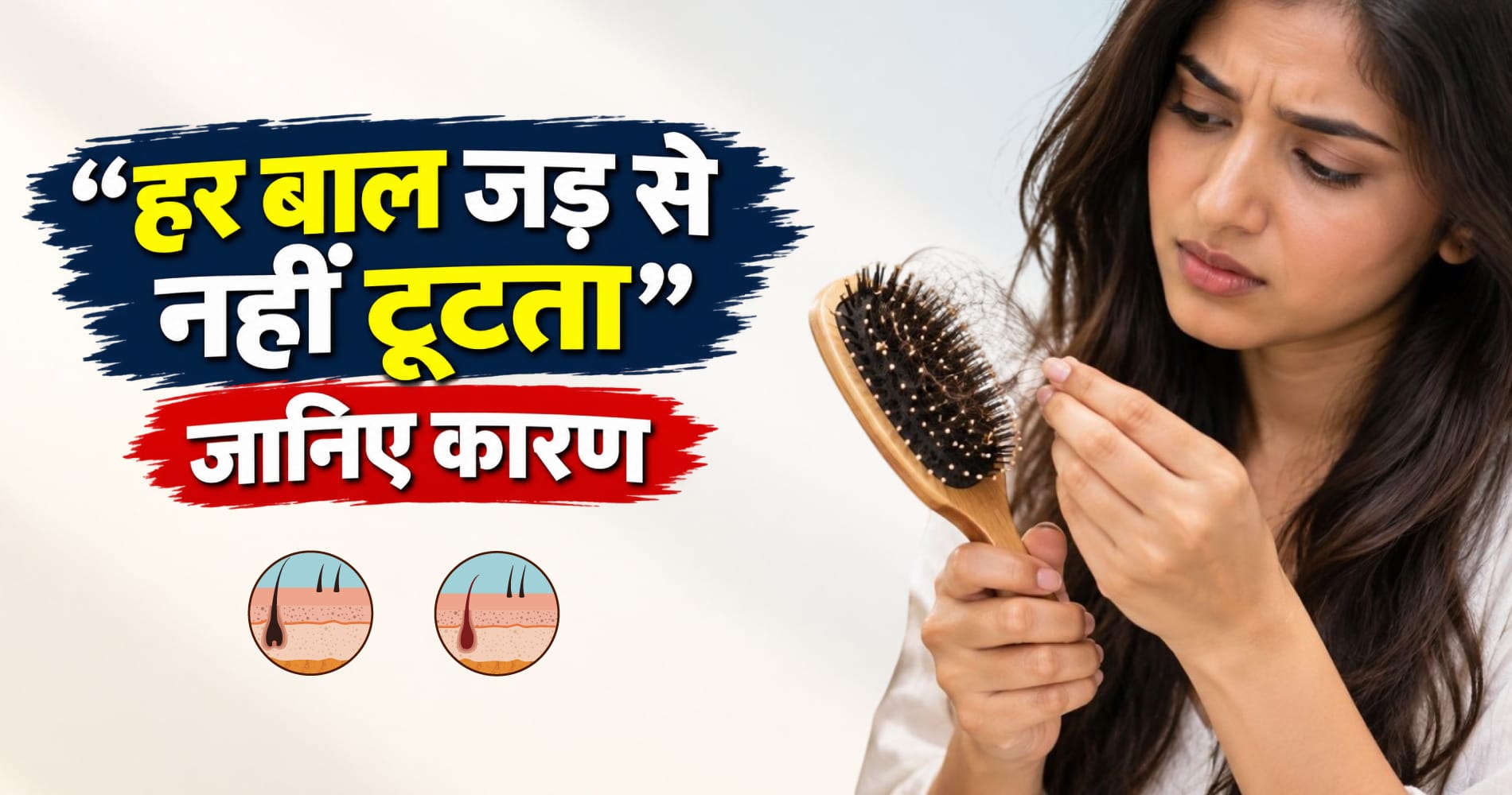 “हर बाल जड़ से नहीं टूटता” जाने कारण