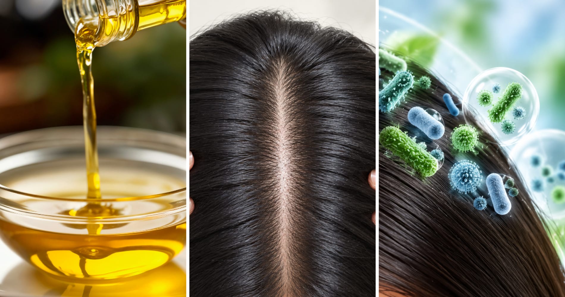 स्कैल्प का प्राकृतिक संतुलन: तेल, त्वचा और Microbiome