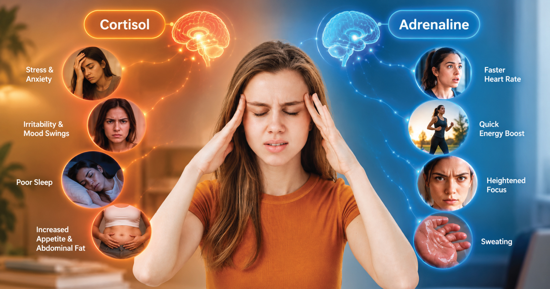 Adrenaline और Cortisol की क्या भूमिका होती है