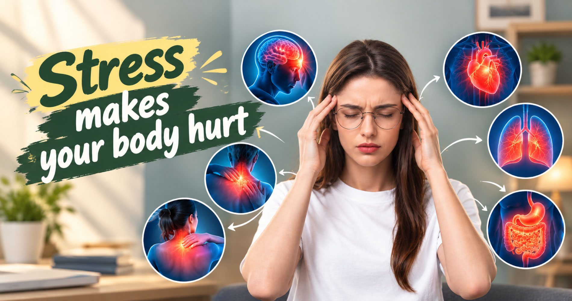 Headaches, Breakouts, Hair Fall? Stress Is Literally Making Your Body Hurt 