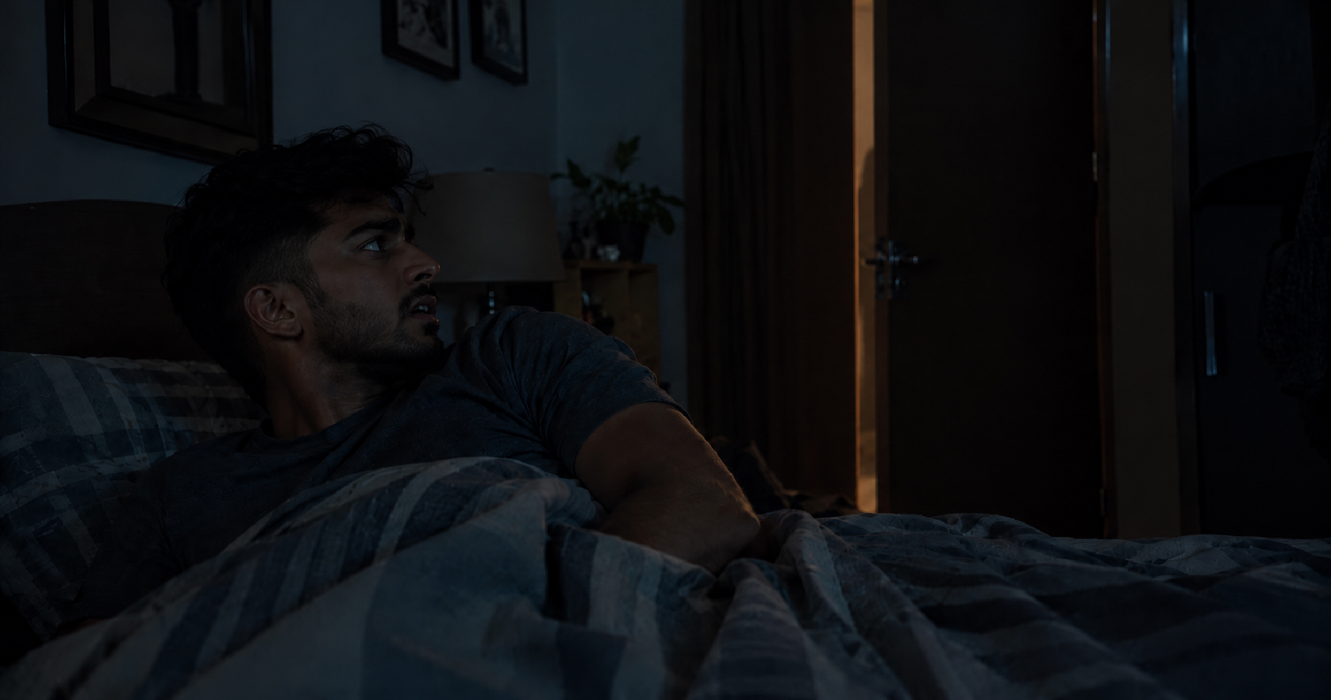Why does even a faint sound seem so frightening in the dark?