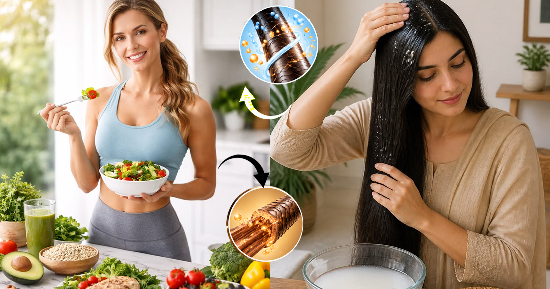 Protein खाना और बालों पर Protein Treatment लगाना कैसे अलग हैं?